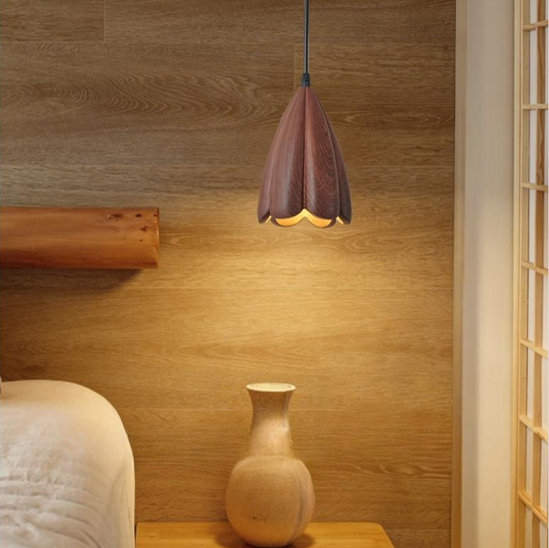 Retro Creative Flower Resin Hanging Light - Cueteks