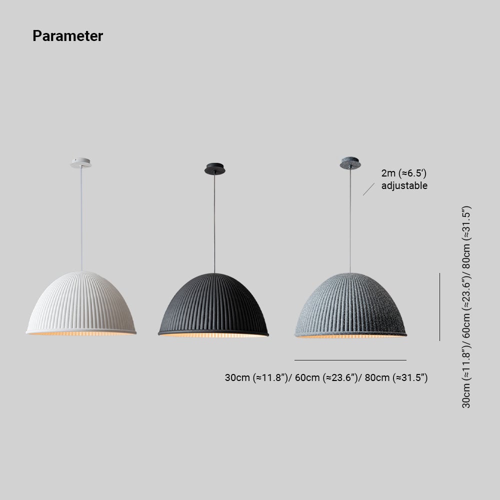 Morandi Pendelleuchte 3 Farben, Harz, ∅30/60cm - Cueteks