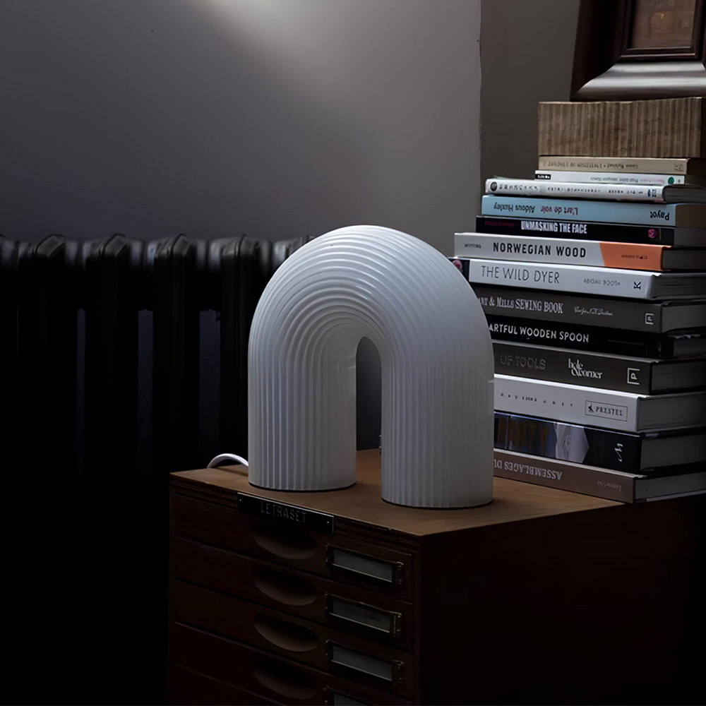 Unique Arch Metal Table Lamp - Cueteks