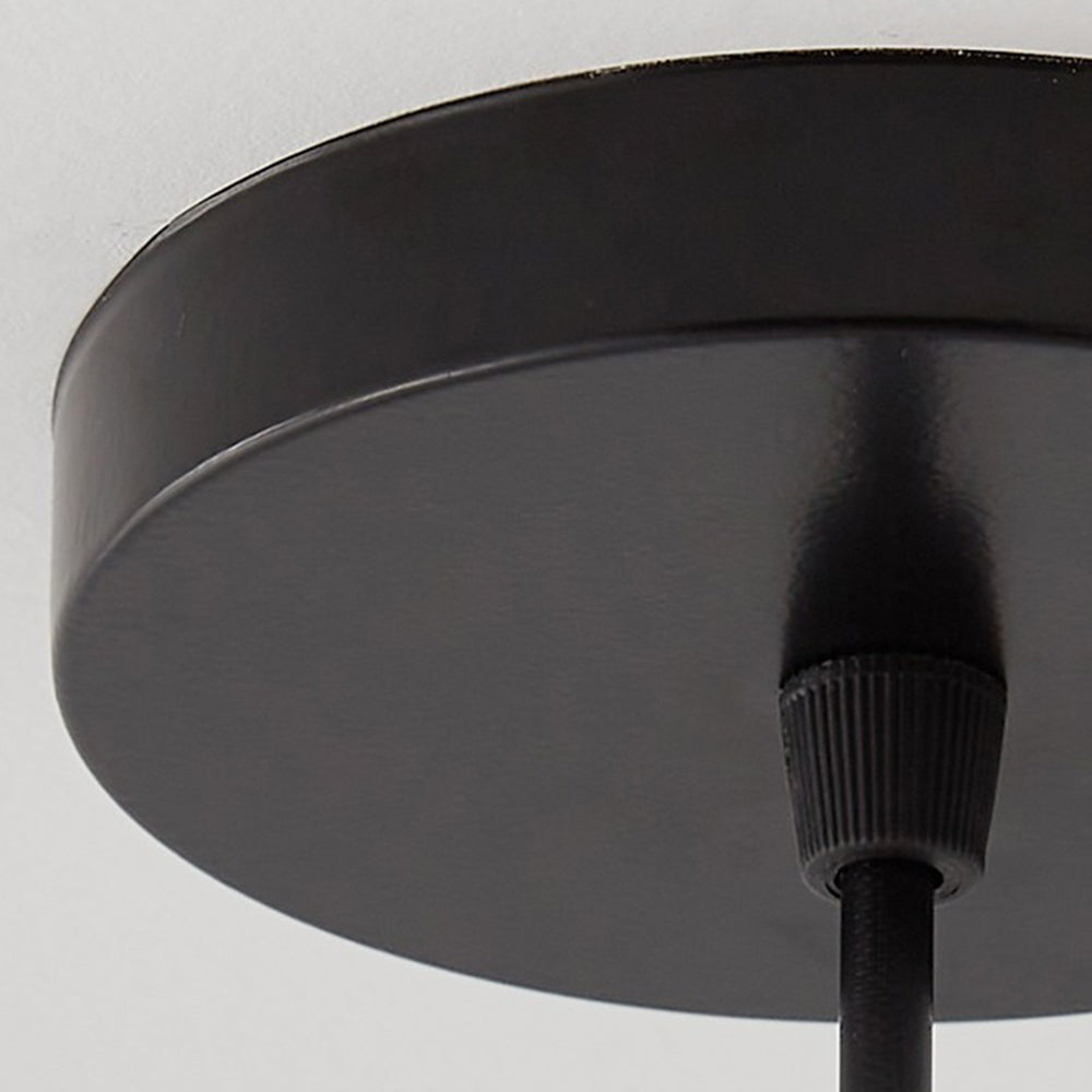 Wabi-Sabi White Fabric Drum Pendant Light - Cueteks