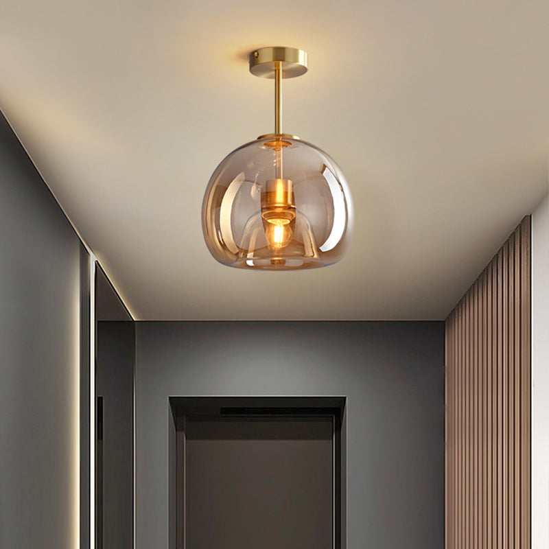 Sanna Deckenleuchte/Pendelleuchte 4 Stile, Reiner Kupfer&Glas - Cueteks