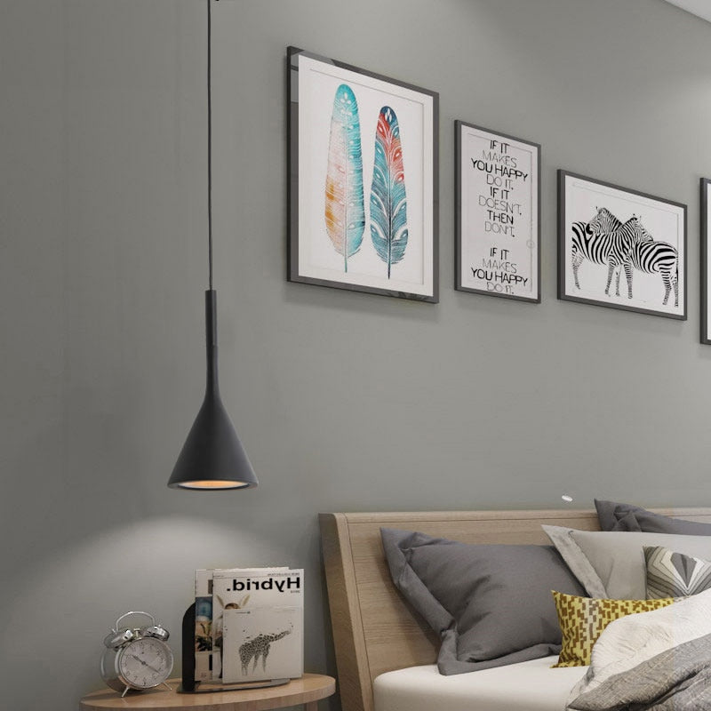 Morandi Nordische Moderne LED Pendelleuchte, Schwarz - Cueteks