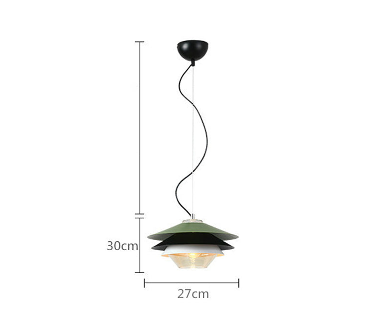 Nordic Iron Suspension Fixture Hanging Pendant Light - Cueteks