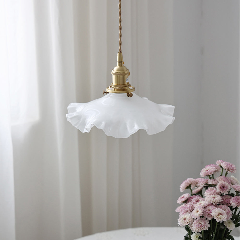 Nordic Kitchen Island Vintage Glass Hanging Light - Cueteks