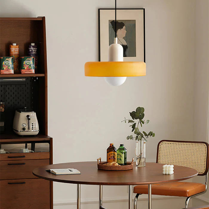 Bauhaus Colorful Glass Pendant Light - Cueteks