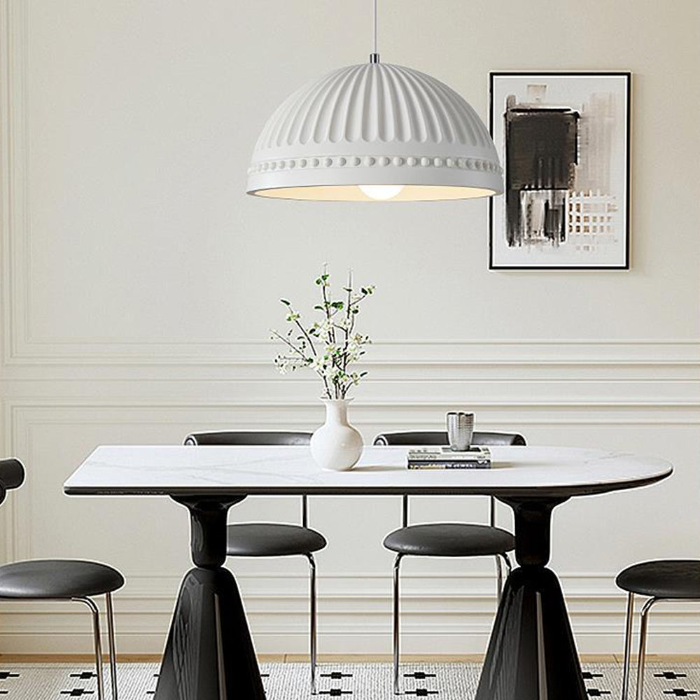 Cream Style Resin Creative Pendant Light - Cueteks