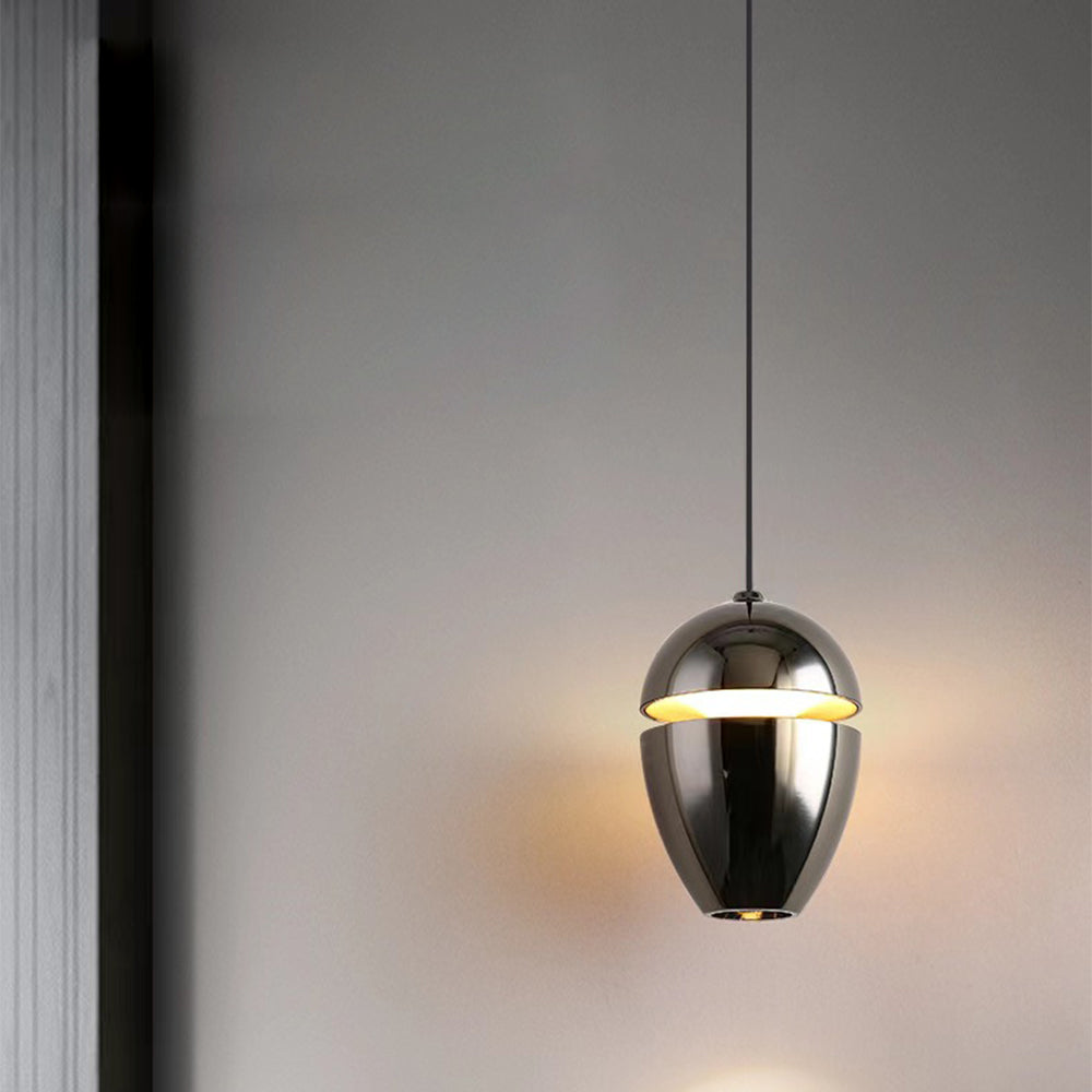 Simple Small 1-Light Bedside Pendant Light for Bedroom - Cueteks