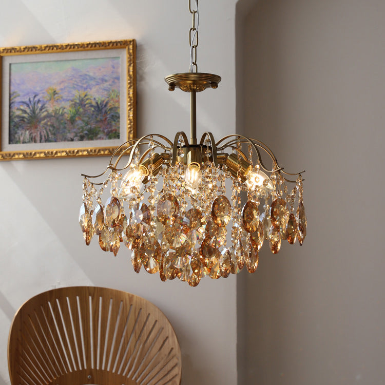 French Light luxury Romantic Crystal Chandelier - Cueteks