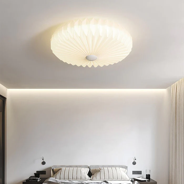 Creative Cloud Shape LED Pleated Origami Ceiling Light - Cueteks