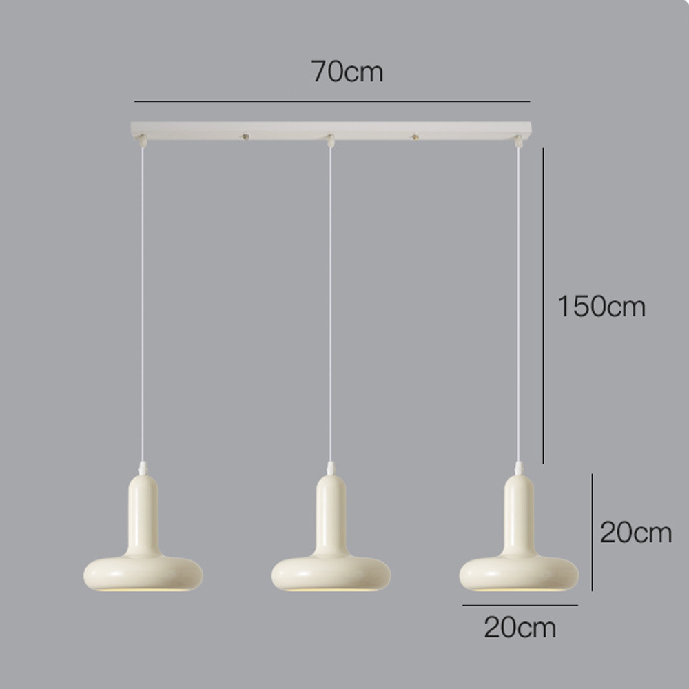Bauhaus Puck Creamy Pendant Light - Cueteks