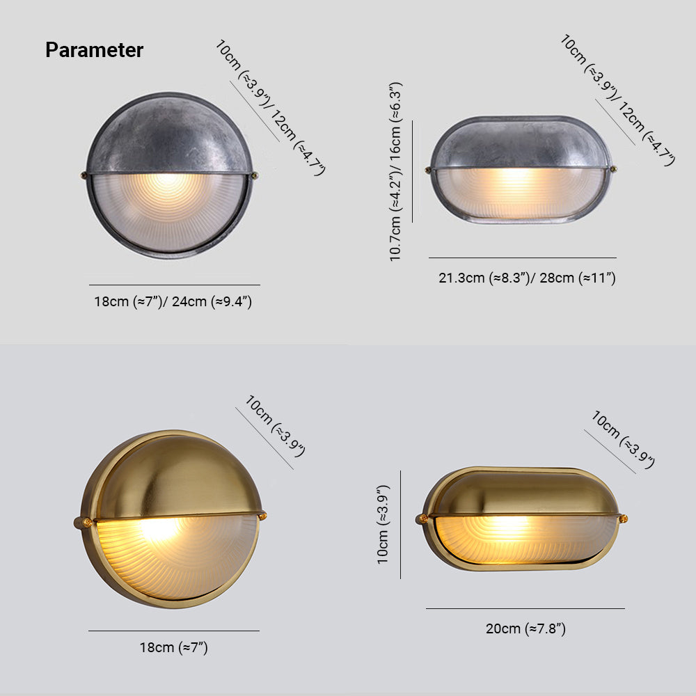 Orr Draußen Wasserdichte Wandlampe, 2 Stile - Cueteks