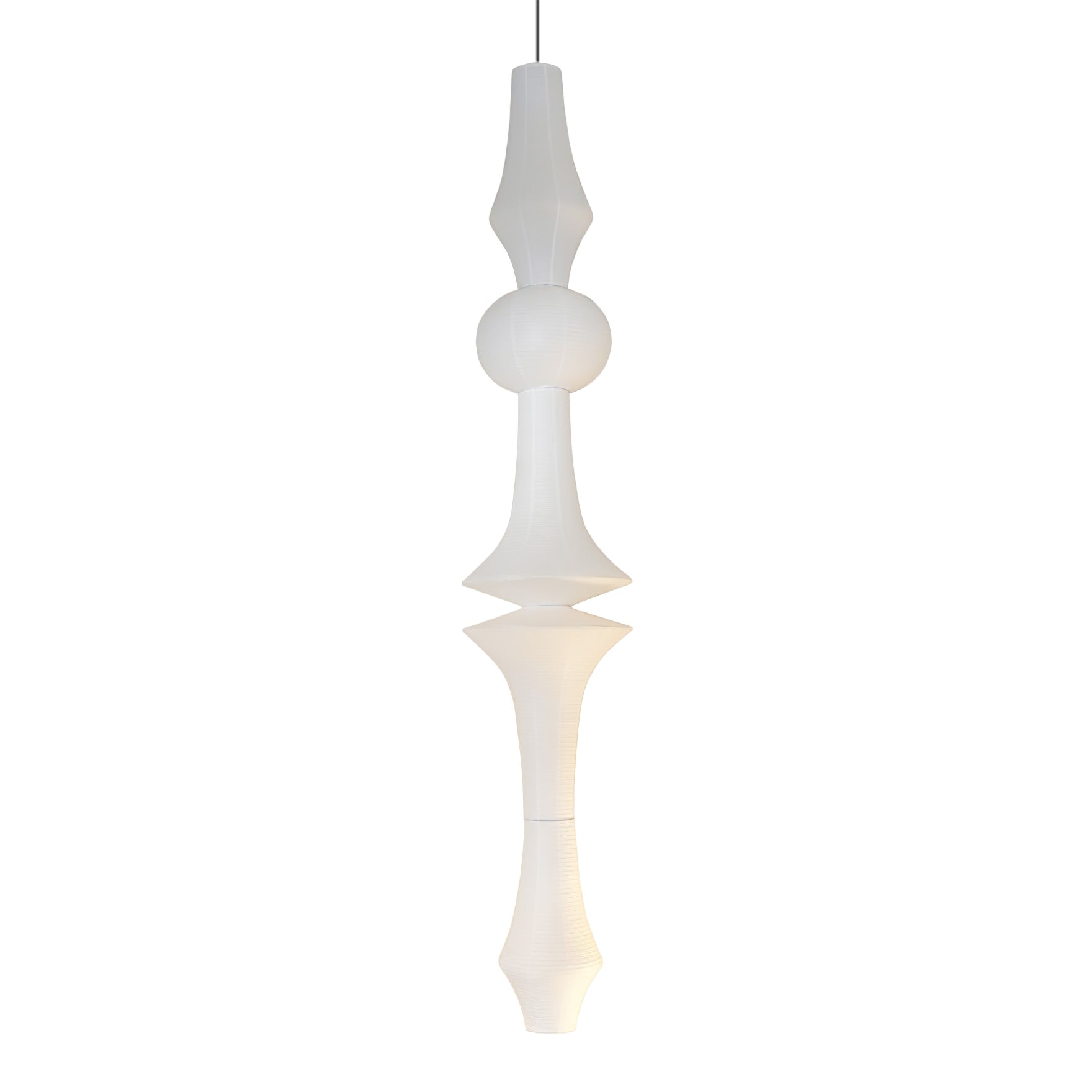 Washi Paper E Pendant Light - Cueteks