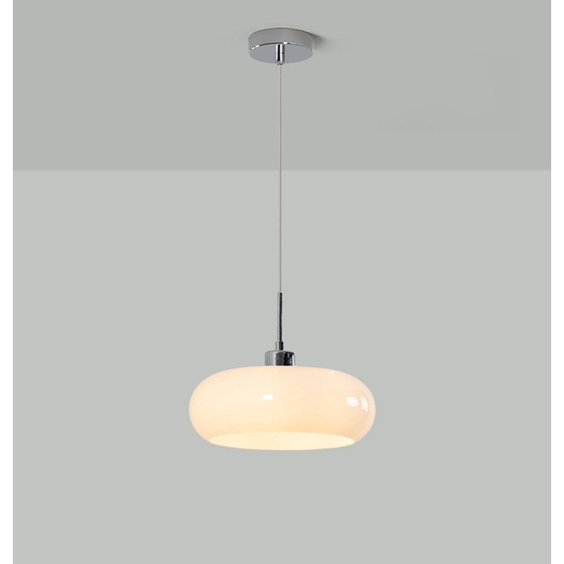 Nordic Retro Bauhaus Round Glass Pendant Light - Cueteks
