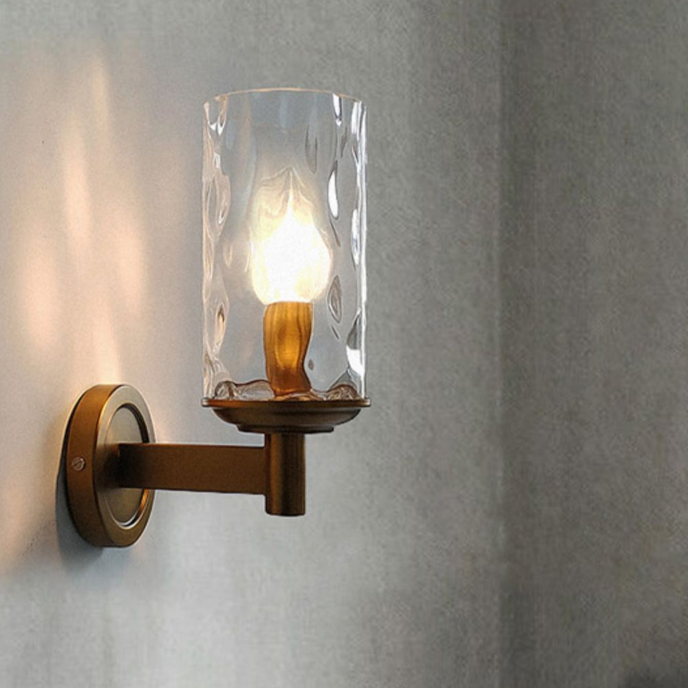 Vintage Iron Armed Wall Lamp - Cueteks