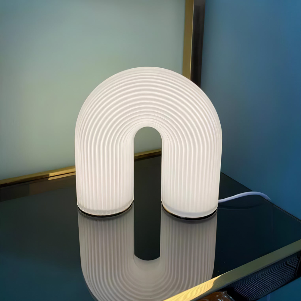 Unique Arch Metal Table Lamp - Cueteks
