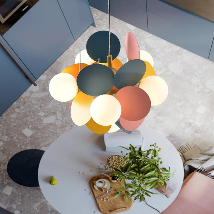 Modern Multicolored Flower-Branch Shaped Ceiling Chandelier Light - Cueteks