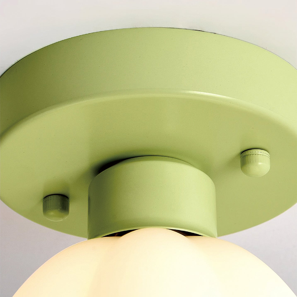 Cream Pumpkin Creative Corridor Aisle Ceiling Light - Cueteks