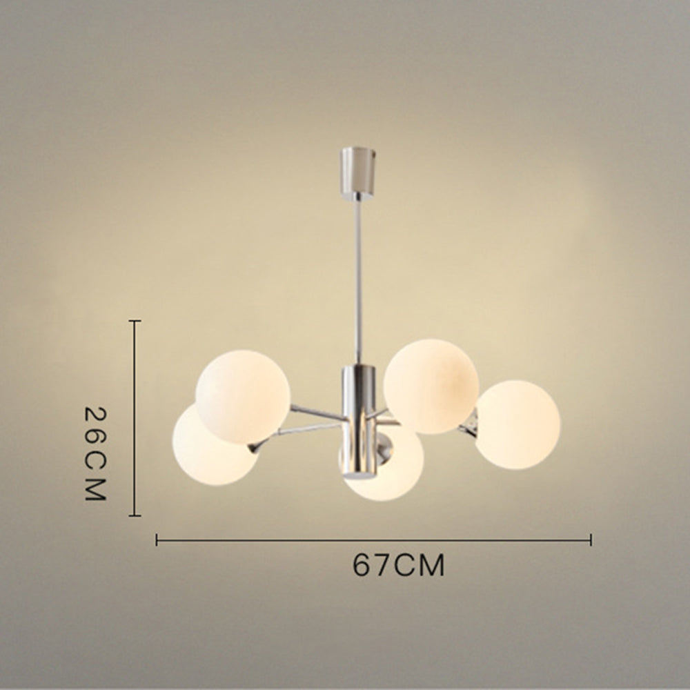 Simple Dimmable Sputnik Globe Chandelier - Cueteks