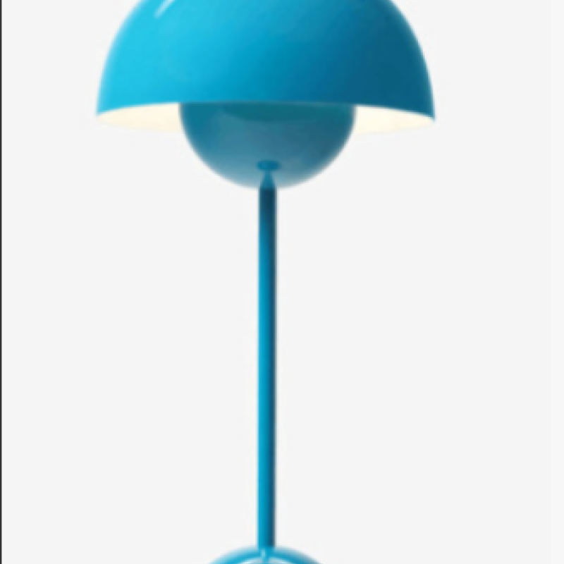 Morandi Mushroom Table Lamp, Rechargeable, Multi Colors, Metal - Cueteks
