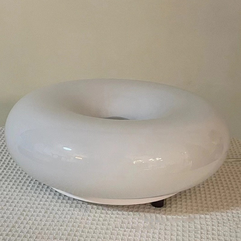 Cute Donut Lamp Orange / White Table Lamp - Cueteks