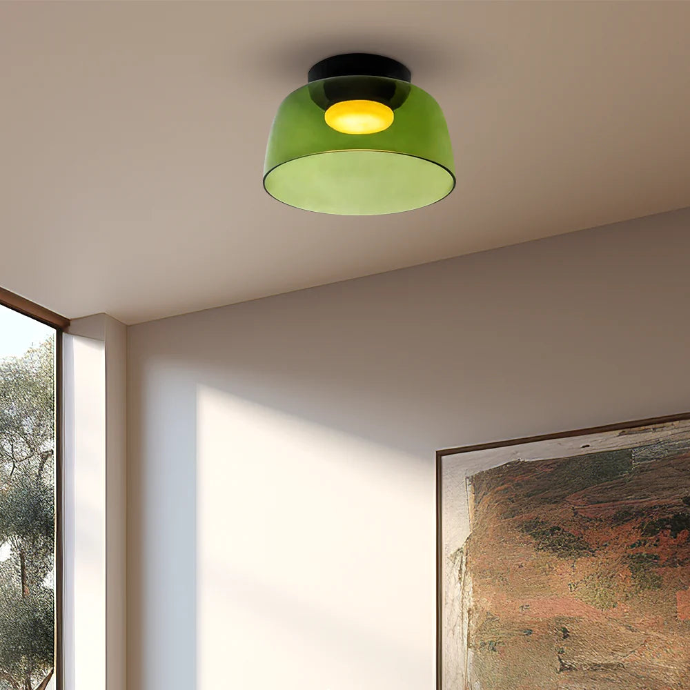 Nordic Designer Creative Personality Medieval Glass Ceiling Lamp - Cueteks
