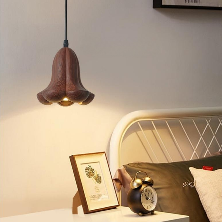 Retro Creative Flower Resin Hanging Light - Cueteks