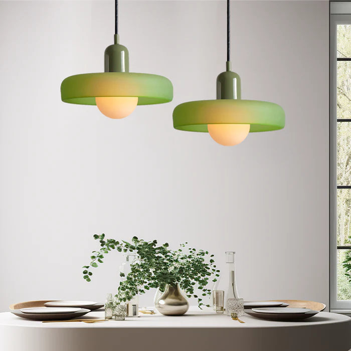 Bauhaus Colorful Glass Pendant Light - Cueteks