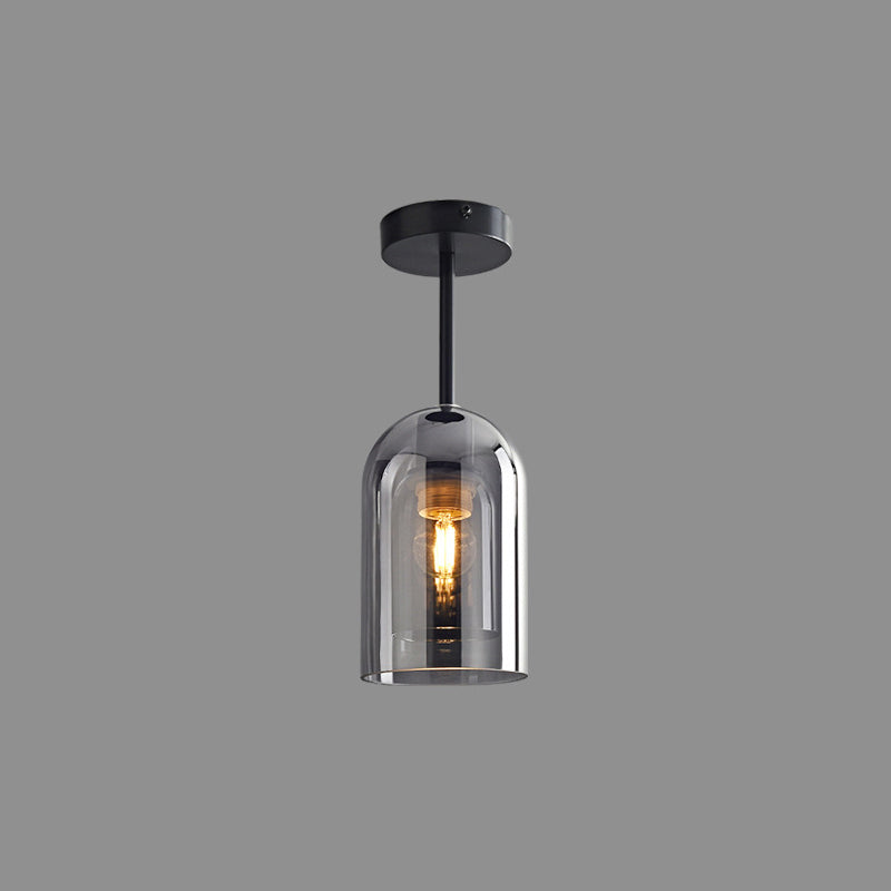 Sanna Deckenleuchte/Pendelleuchte 4 Stile Reines Kupfer&Glas - Cueteks