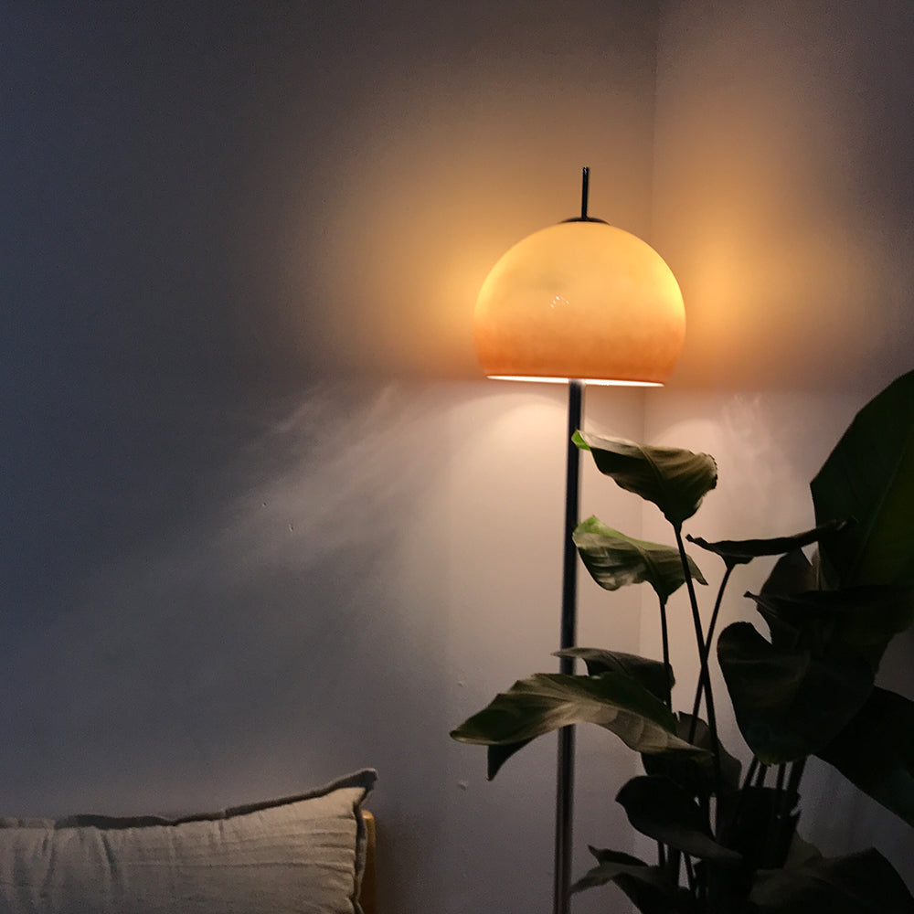 Bauhaus Mushroom Shape Medieval Vintage Glass Floor Lamp - Cueteks