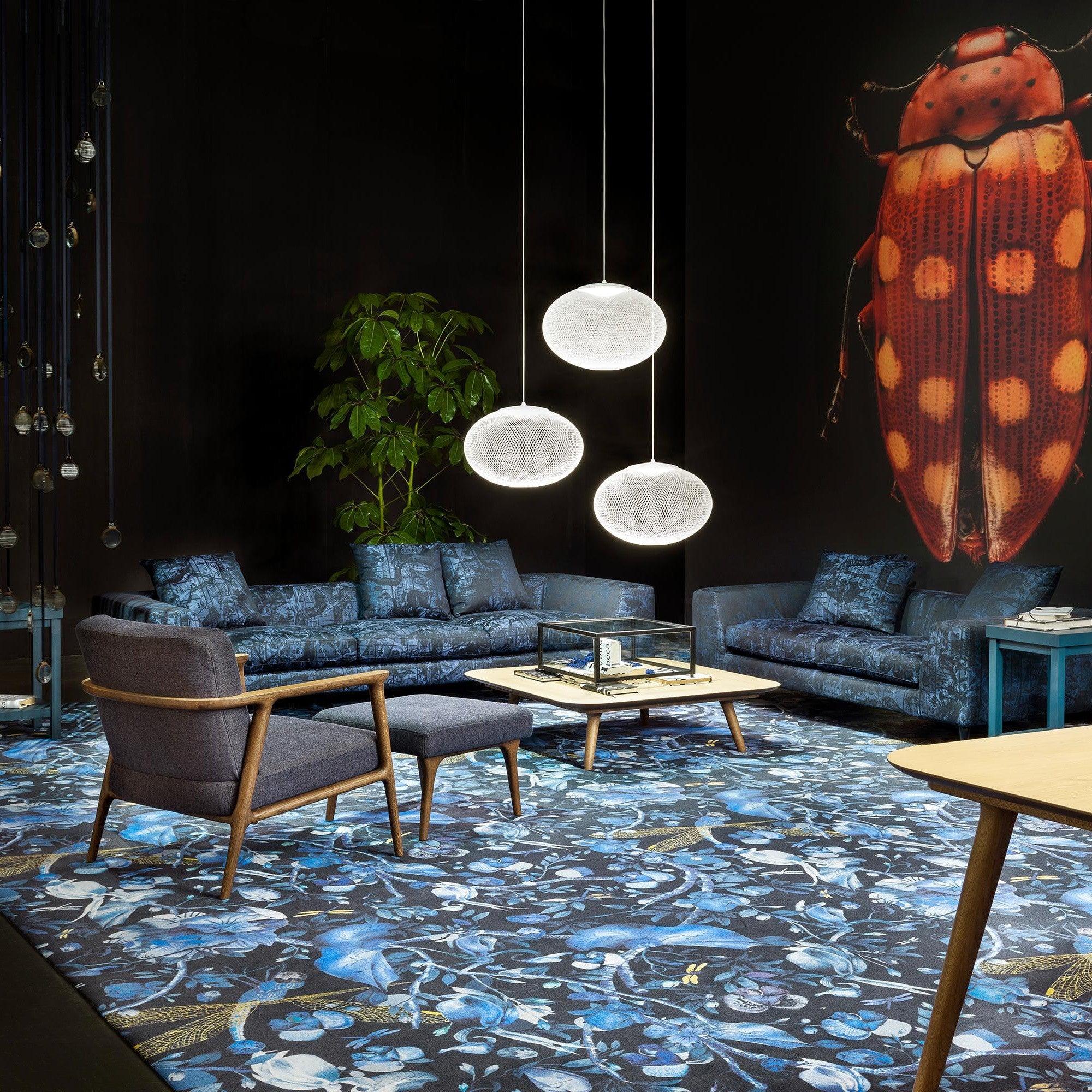 Metallic Meshwork Pendant Lamp - Cueteks