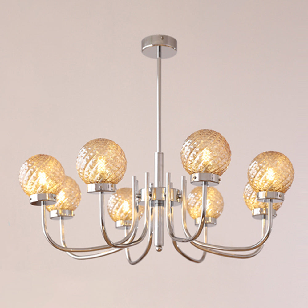 Light Luxury Glass Ball Bedroom Chandeliers - Cueteks