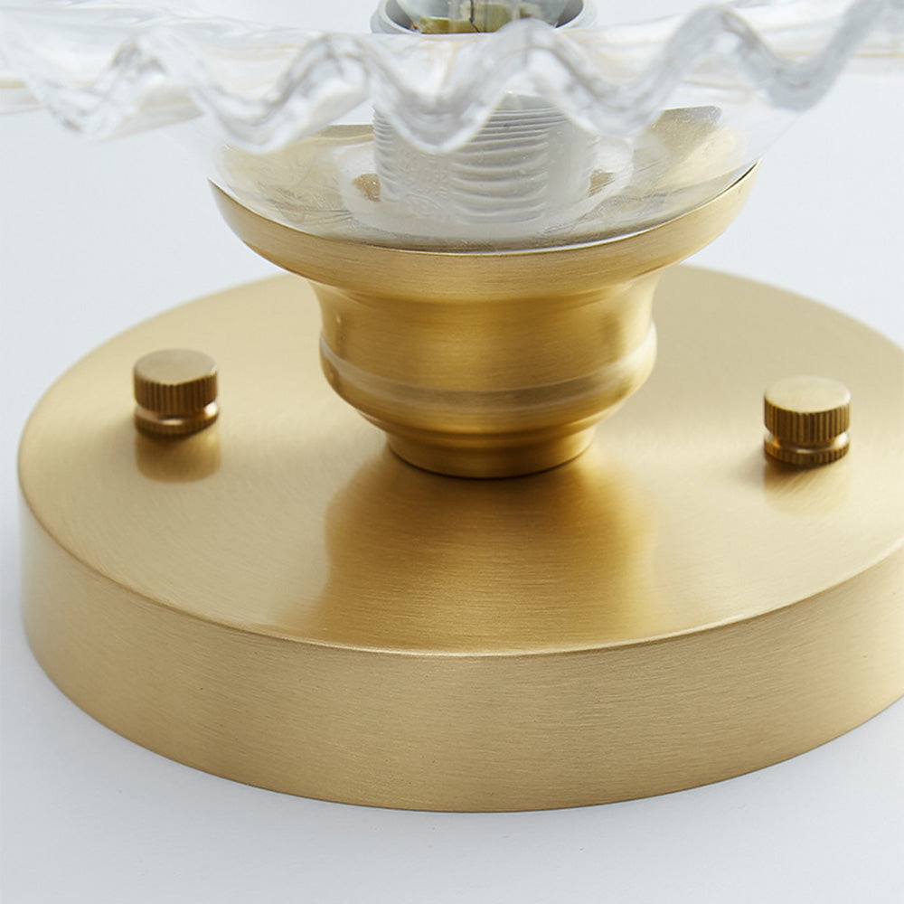 Simple Glass Semi Flush Ceiling Lights - Cueteks