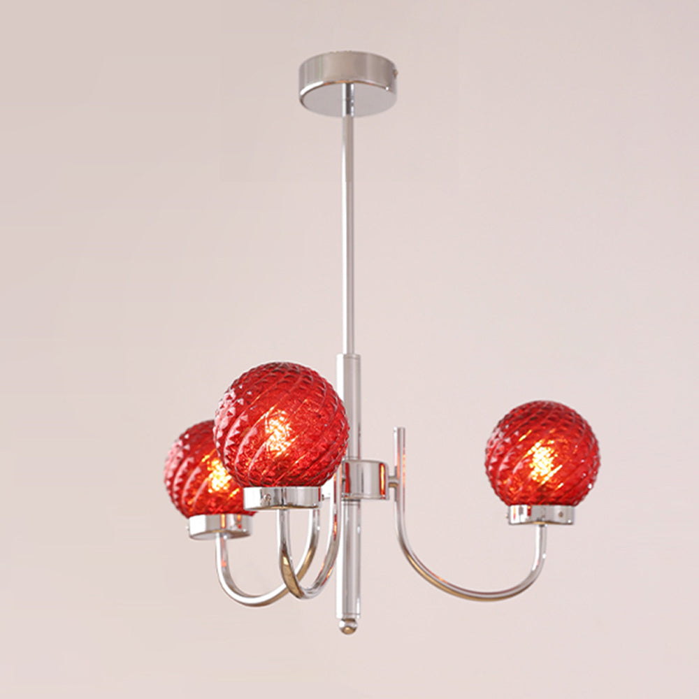 Light Luxury Glass Ball Bedroom Chandeliers - Cueteks