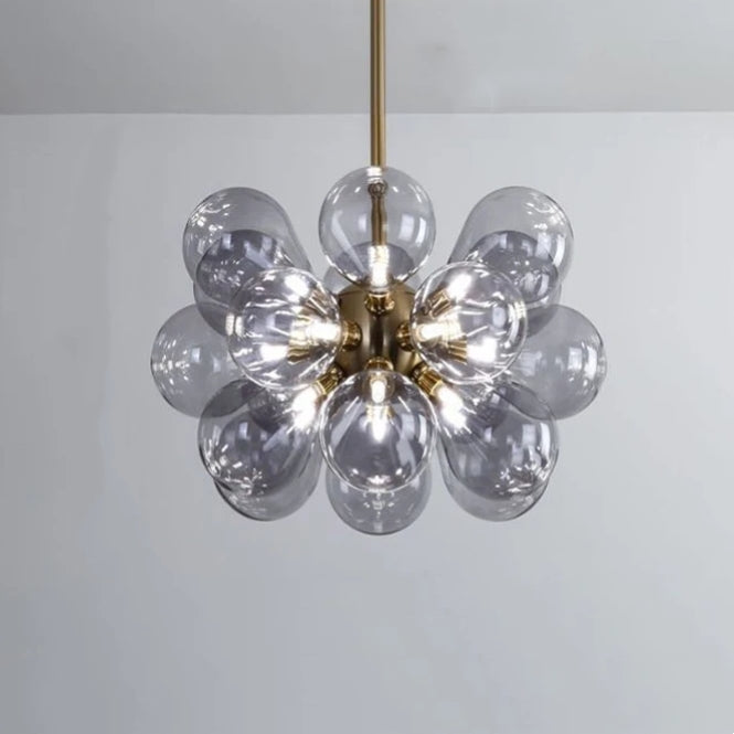 Design Bubble Glass Globe Sputnik Chandelier for Dining Room - Cueteks
