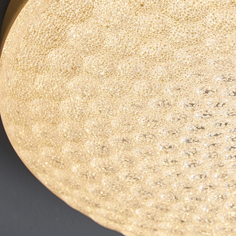 Modern Crystal Ceiling Light LED Creative Copper Ceiling Lamp - Cueteks