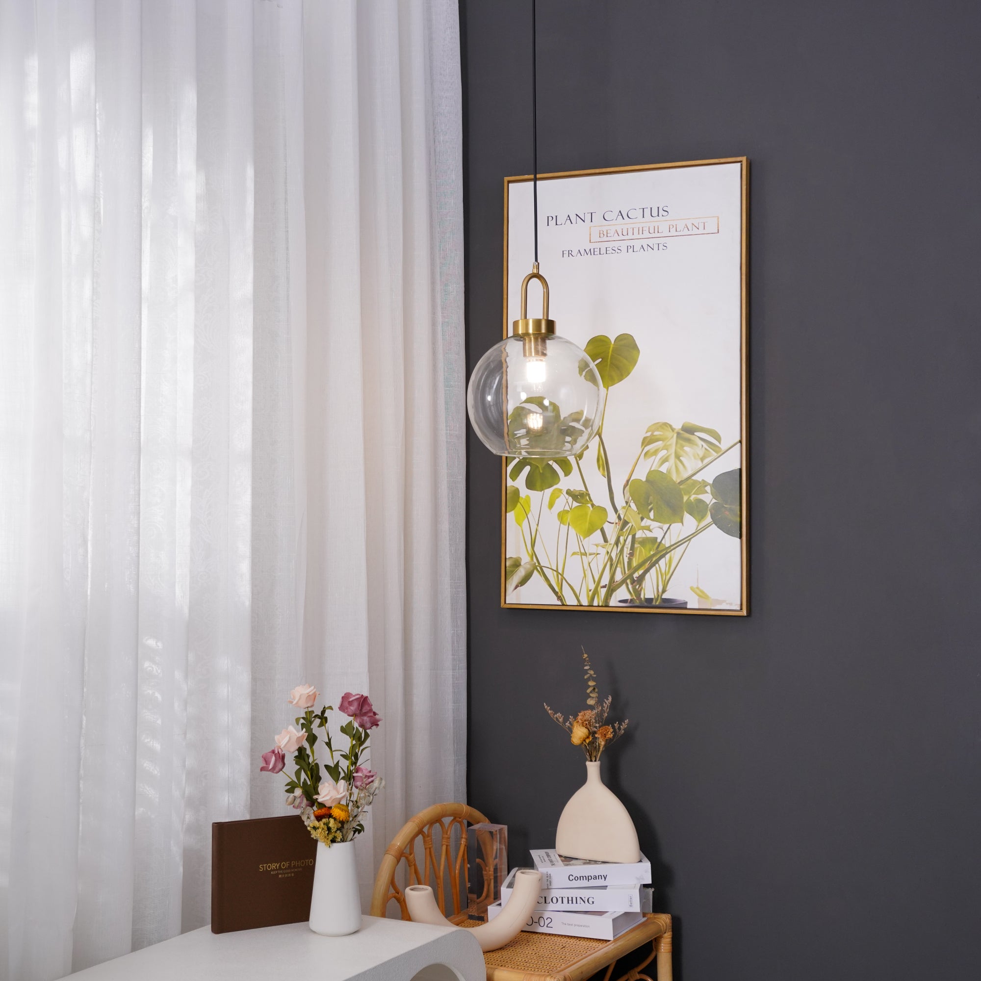 Glass Pendant Light - Cueteks