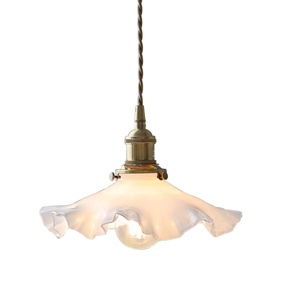 Nordic Kitchen Island Vintage Glass Hanging Light - Cueteks
