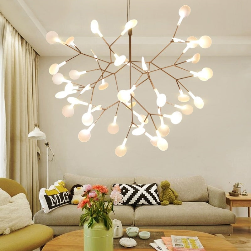 Hanging Acrylic Tree Branch Chandelier - Cueteks