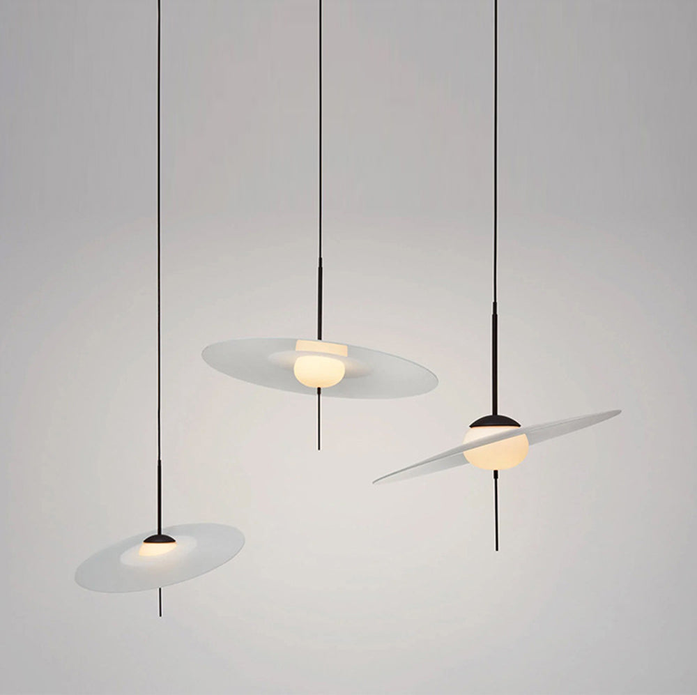 Nordic Modern Minimalist Round UFO Led Pendant Lamp - Cueteks