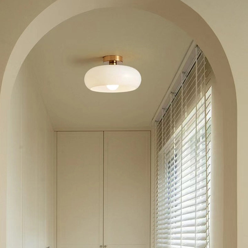 Vintage Round Glass Ceiling Lights - Cueteks