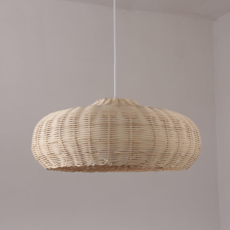 Unique Rattan Handmade Nordic Pendant Lampshades For Living Room - Cueteks