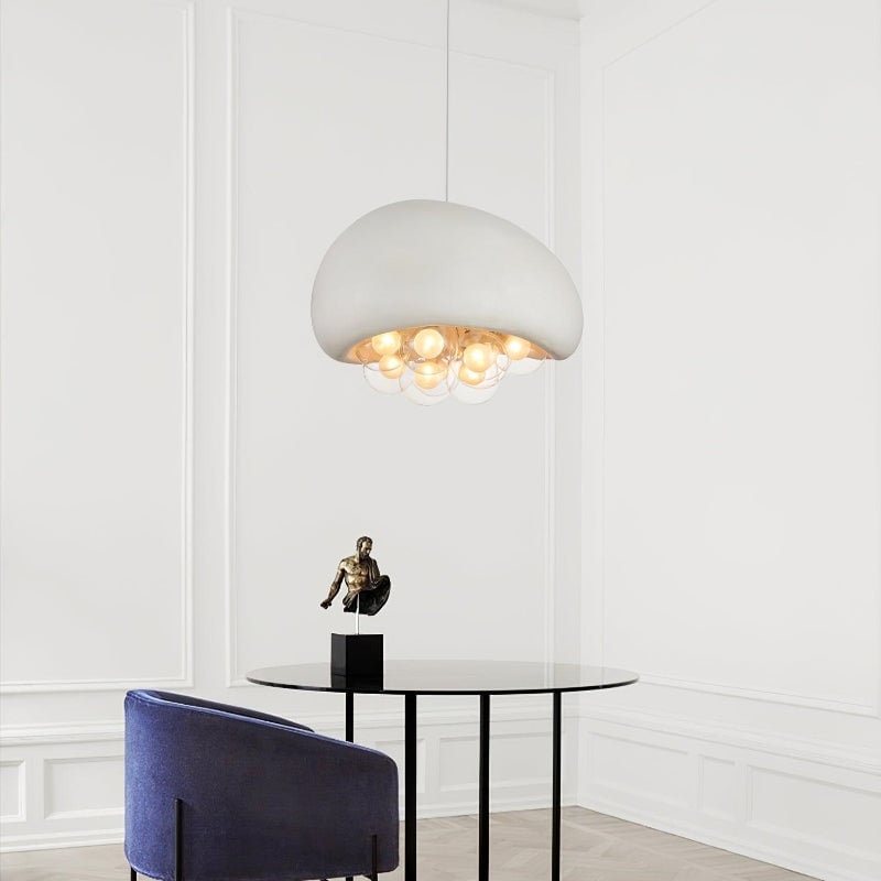 Micro-Cement Nordic Cream Style Pendant Light - Cueteks