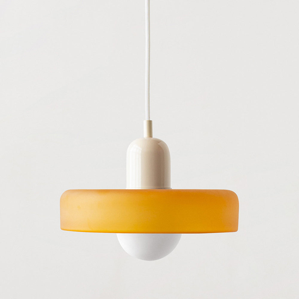 2 Heads Modern Bauhaus Glass Pendant Light - Cueteks