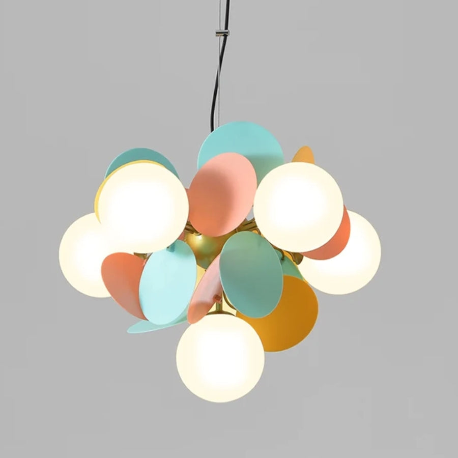 Modern Multicolored Flower-Branch Shaped Ceiling Chandelier Light - Cueteks