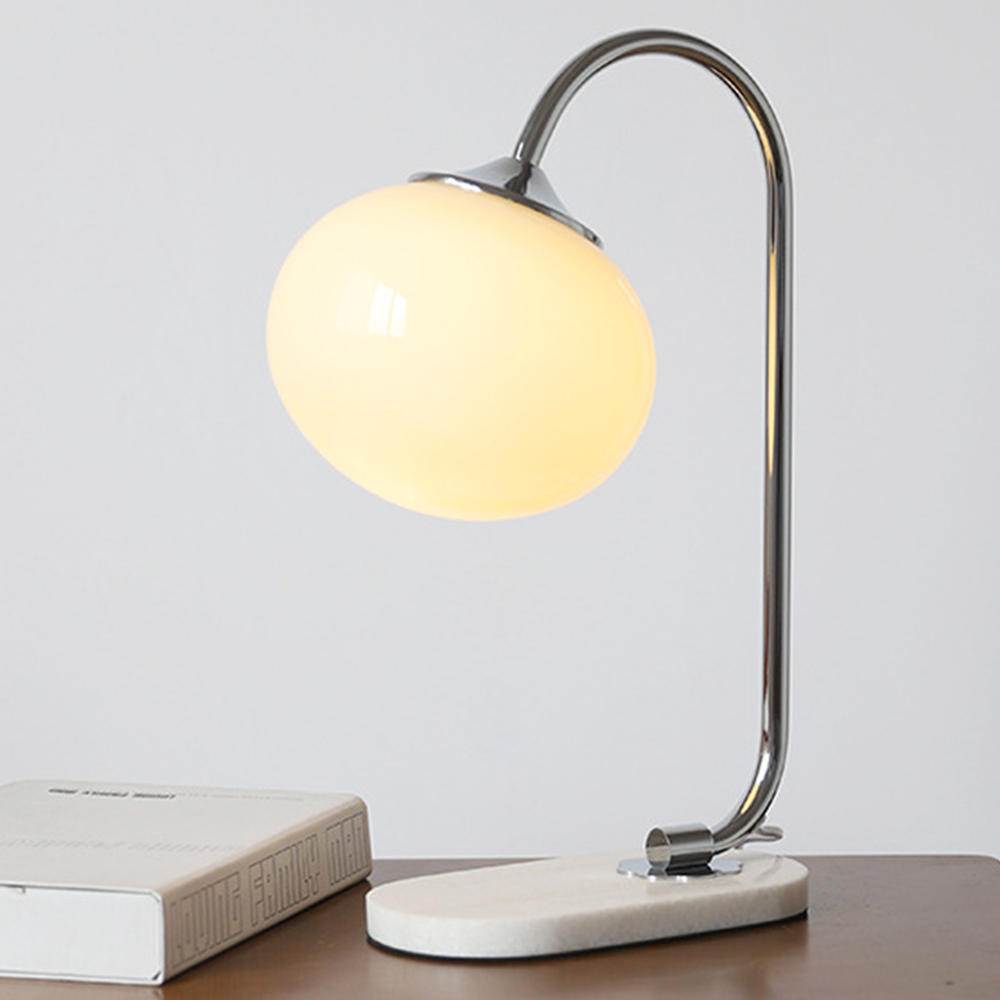 Marshmallow Metal Glass Table Lamp - Cueteks