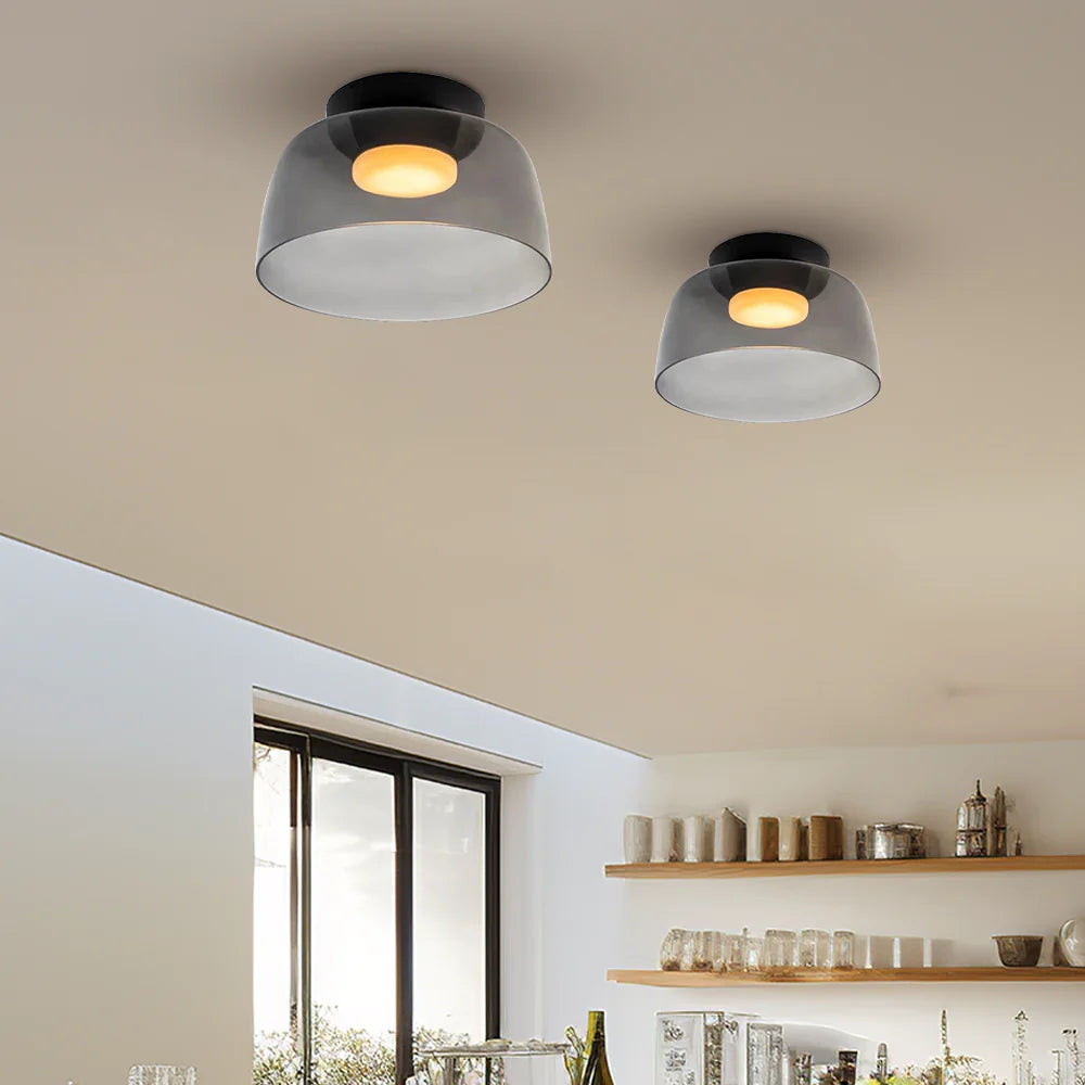 Nordic Designer Creative Personality Medieval Glass Ceiling Lamp - Cueteks