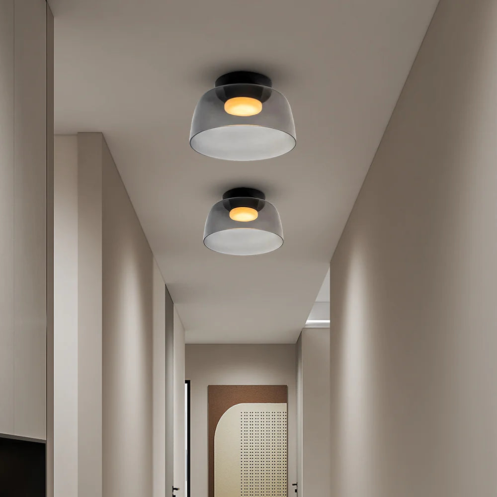 Nordic Designer Creative Personality Medieval Glass Ceiling Lamp - Cueteks