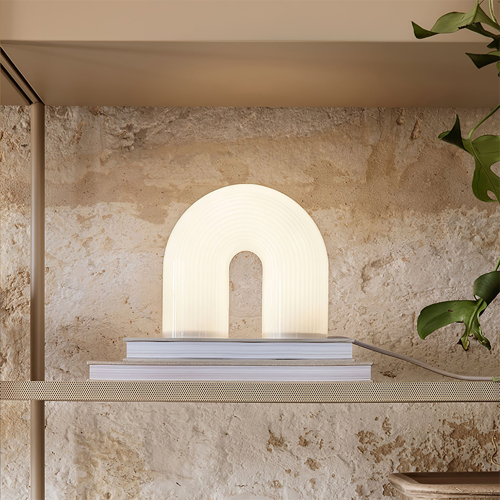 Unique Arch Metal Table Lamp - Cueteks