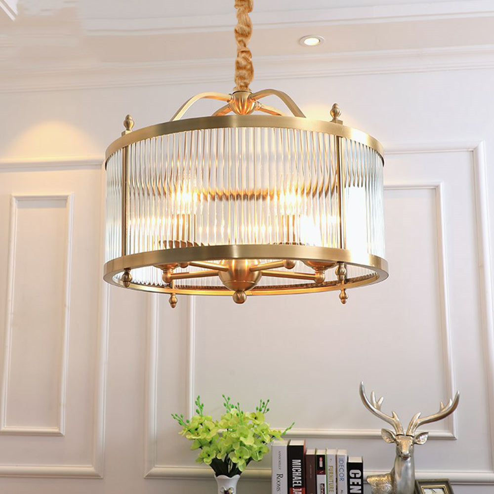 Modern Light Luxury Simple Glass Hanging Light - Cueteks