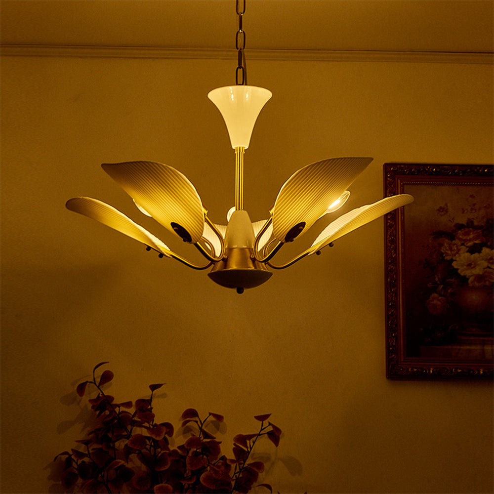 Vintage Creative Copper & Ceramic Pendant Light - Cueteks
